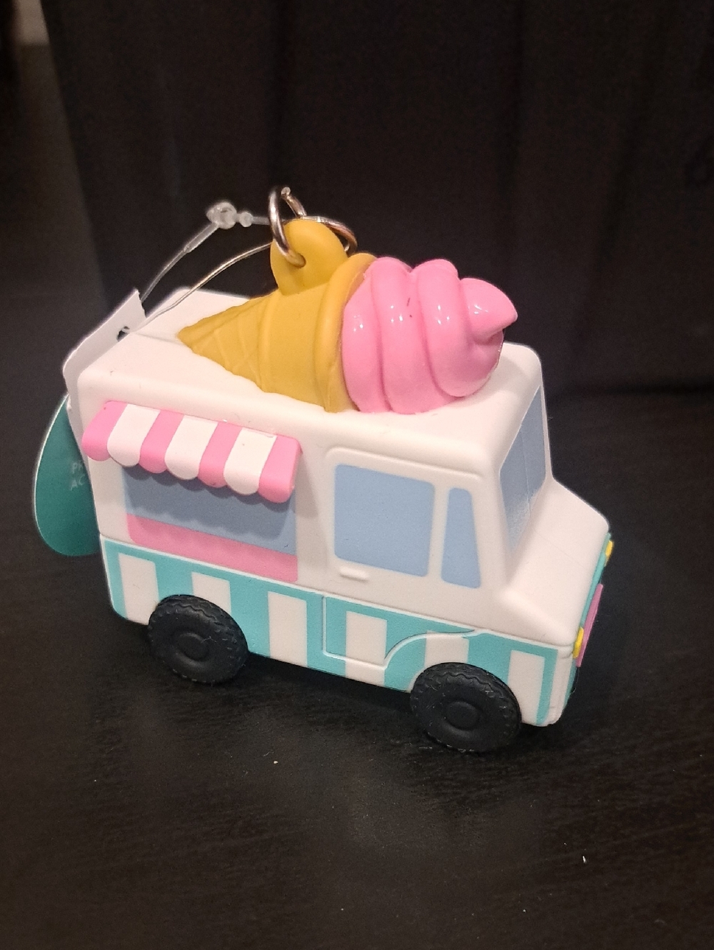 Bath & Body Works Pastel Ice Cream Truck Keychain - Pink & Teal